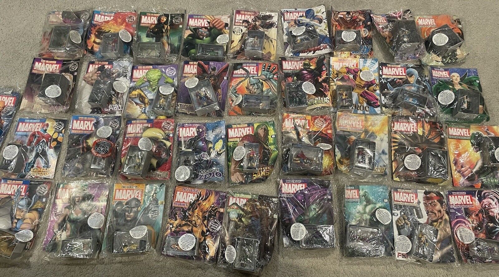 The Classic Marvel Figurine Collection - Lot of 37 