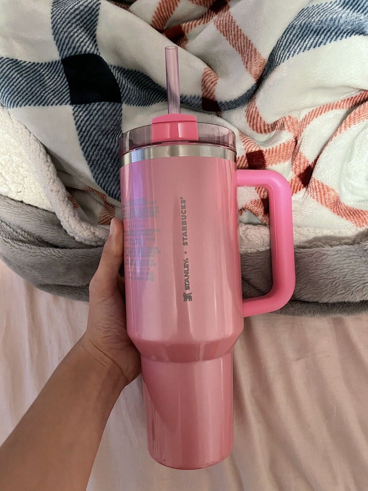 Stanley x Starbucks Exclusive 2024 Pink 40oz Tumbler NEW Early Release