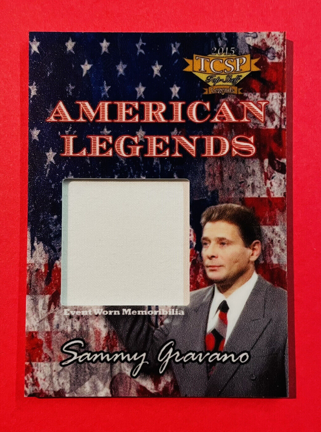 Salvatore Sammy The Bull Gravano Mafia Worn Memorabilia Card Rd 105 Last One For Sale