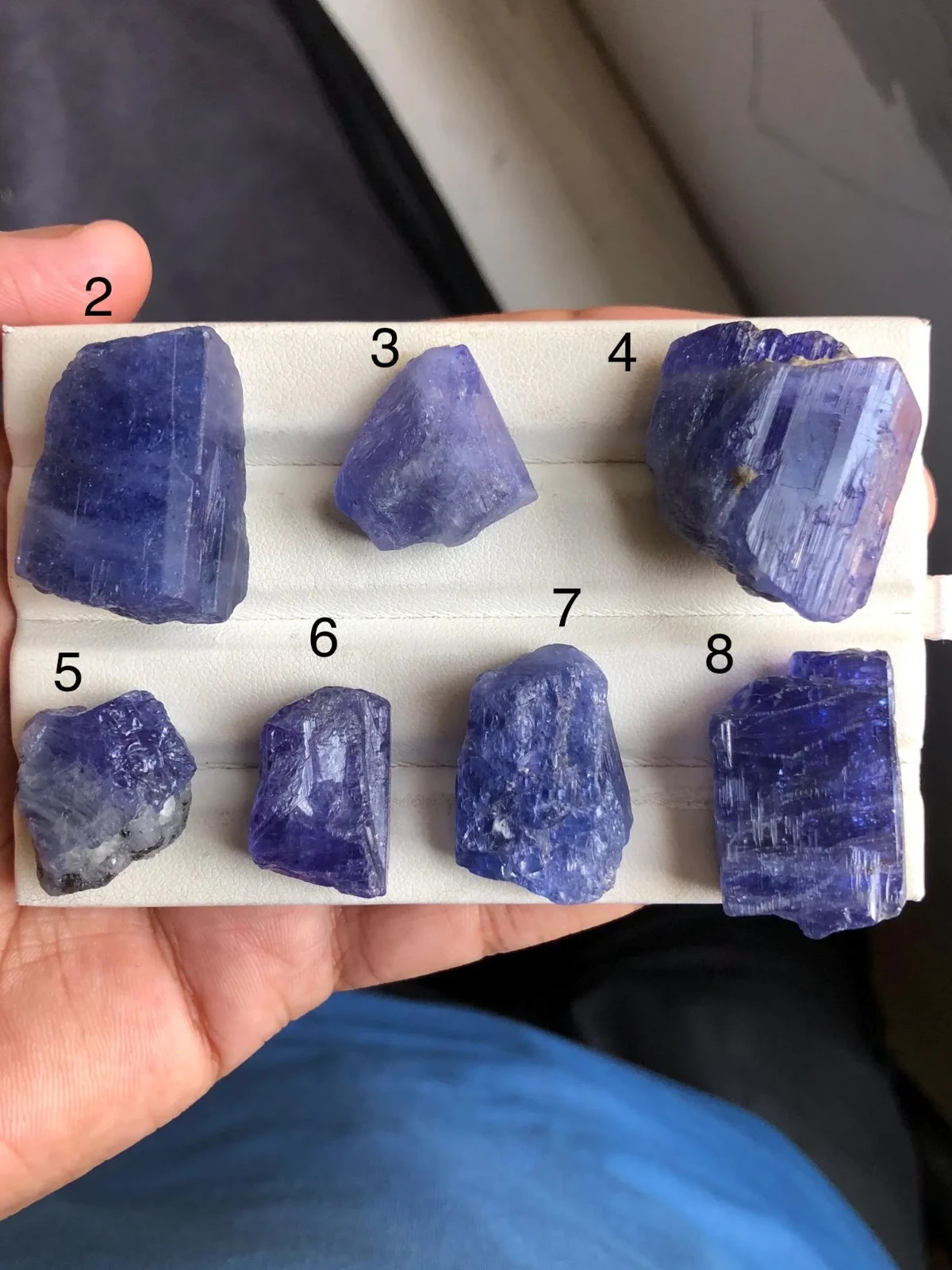 AAA Tanzanite Rough Gemstone: Natural Blue-Violet Crystal. Tz#2 AAA Tanzanite Rough Gemstone: Natural Blue-Violet Crystal. Tz#2