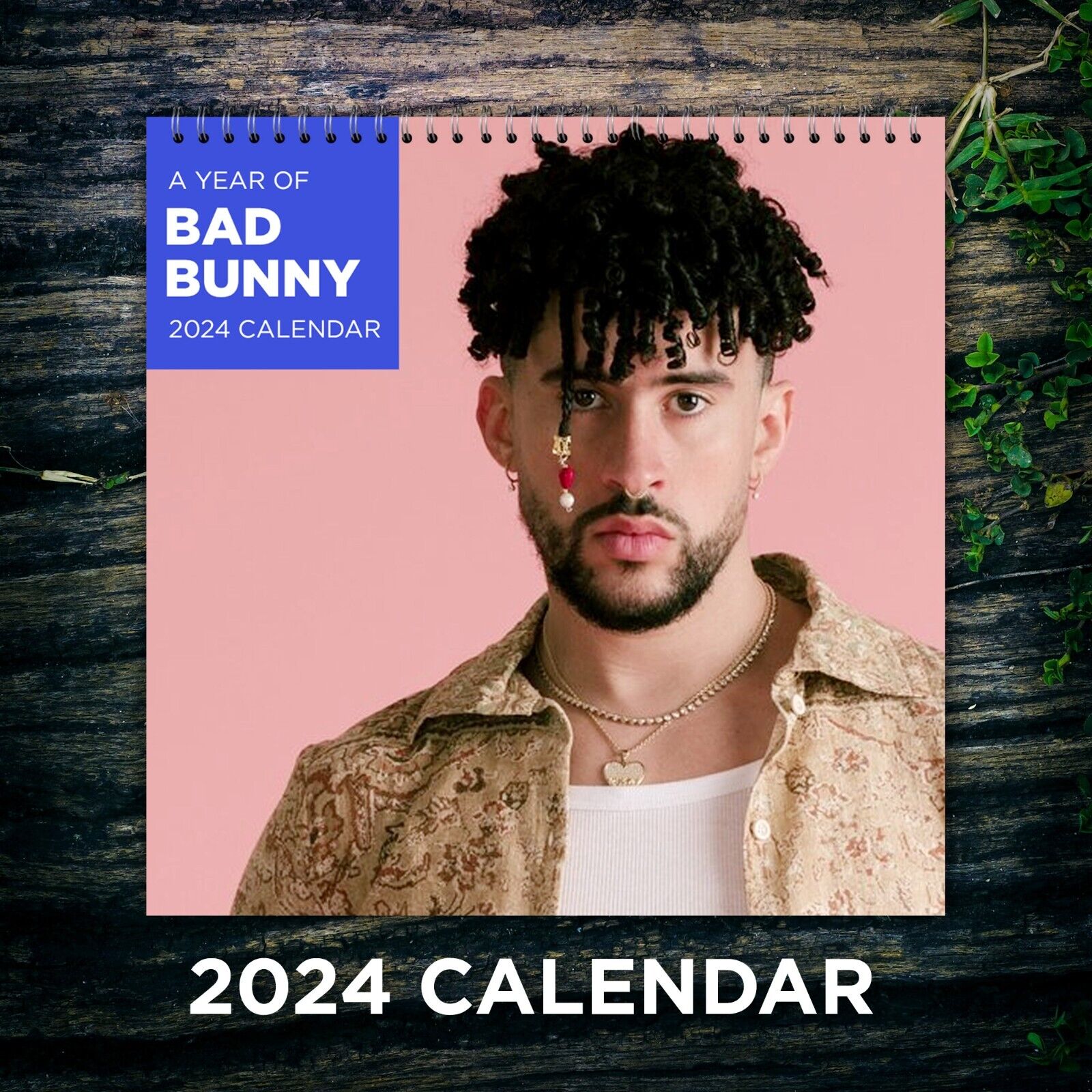 Bad Bunny Calendar 2024 Bad Bunny 2024 Celebrity Wall Calendar for