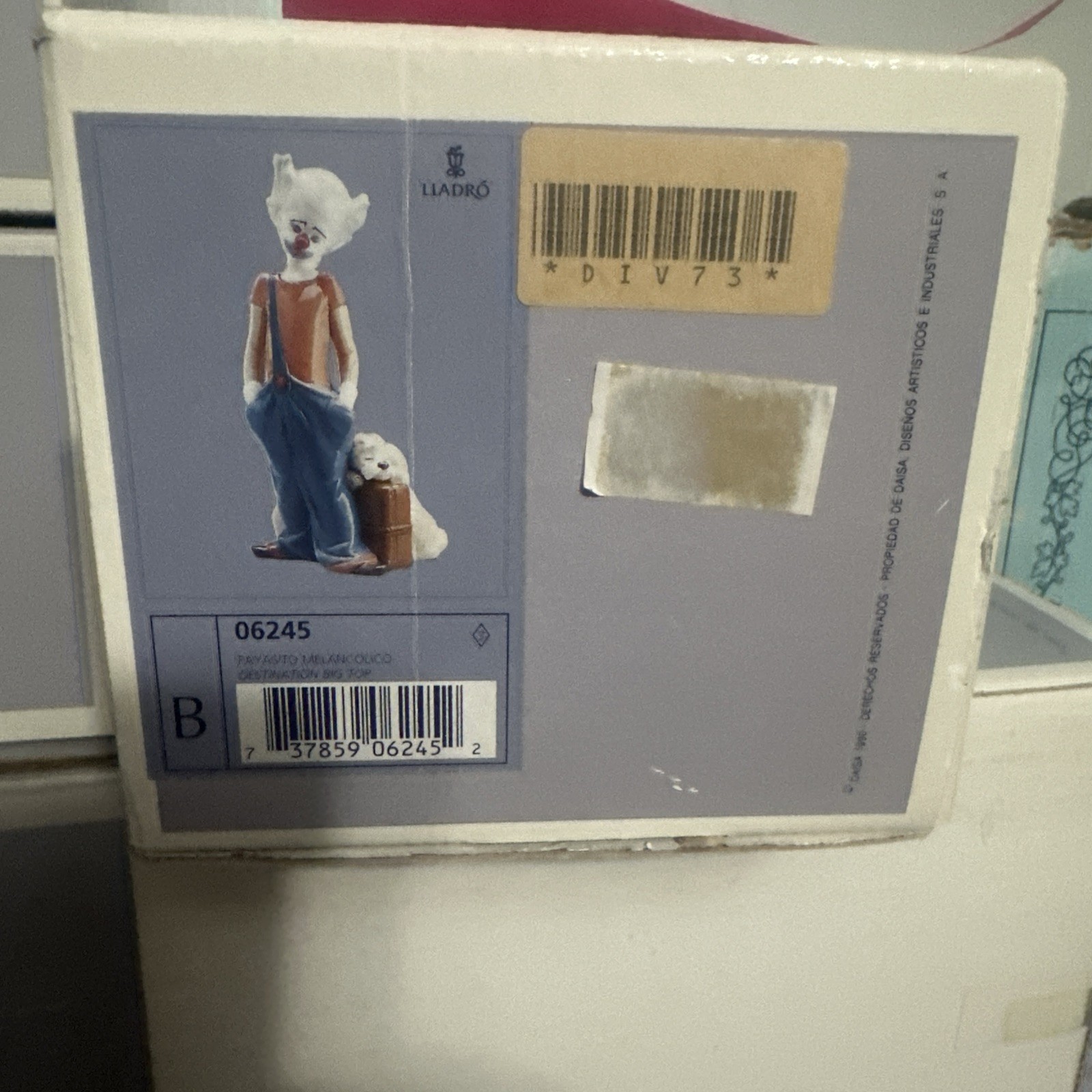 Lladro #6245 "Destination Big Top" Figurine W/ Box