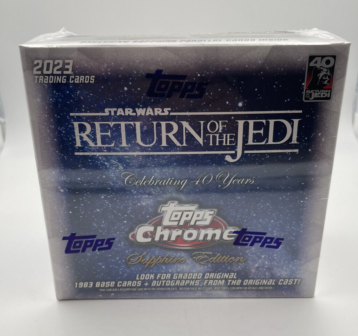 Star Wars Return Of The Jedi Topps Chrome Sapphire Edition 2023 Trading