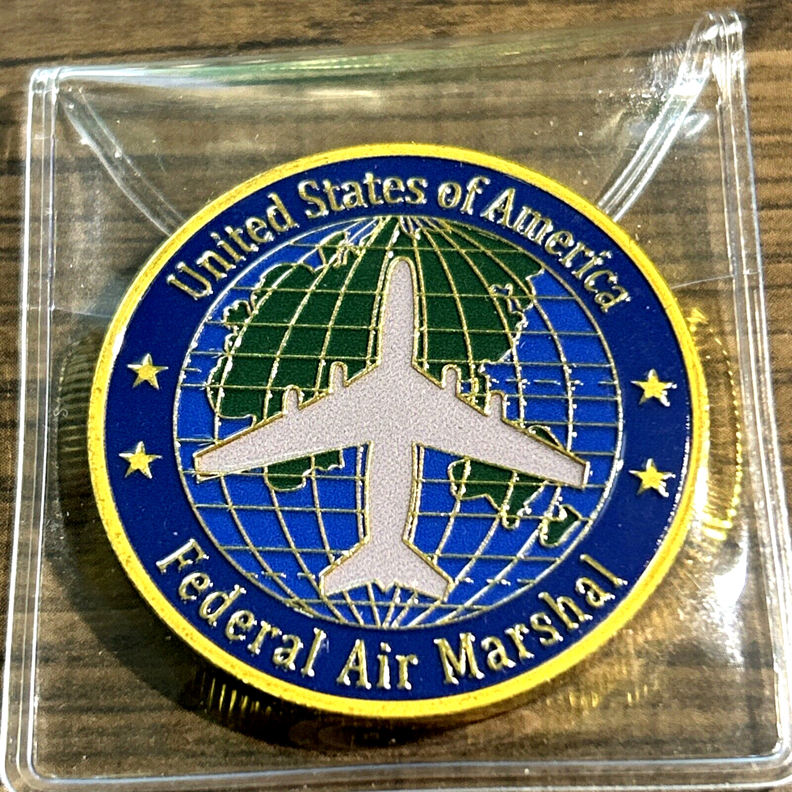 Original U.S. Federal Air Marshal Challenge Coin – Post-9/11 Era Militaria Collectible