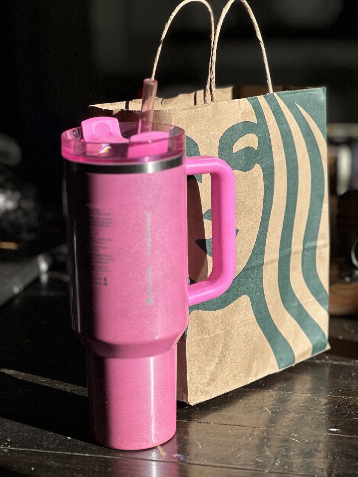 2024 Stanley x Starbucks Pink 40oz Tumbler New Target Exclusive IN HAND
