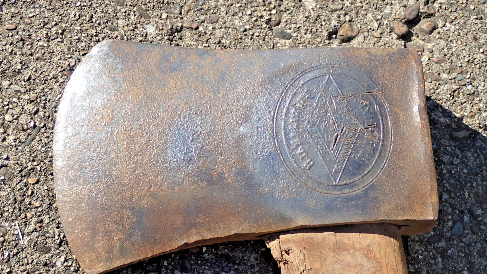 RARE 65th Annivesary Shapleigh Hardware Co Diamond Edge Single Bit Axe Head 1908