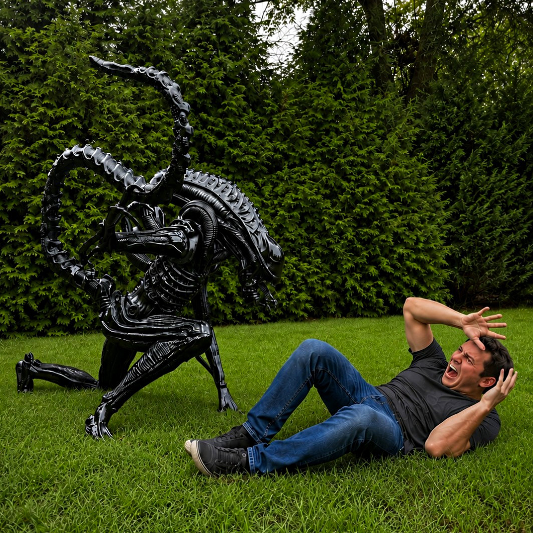 Life Size Xenomorph Alien Model - 5ft Tall Life Size Xenomorph Alien Model - 5ft Tall