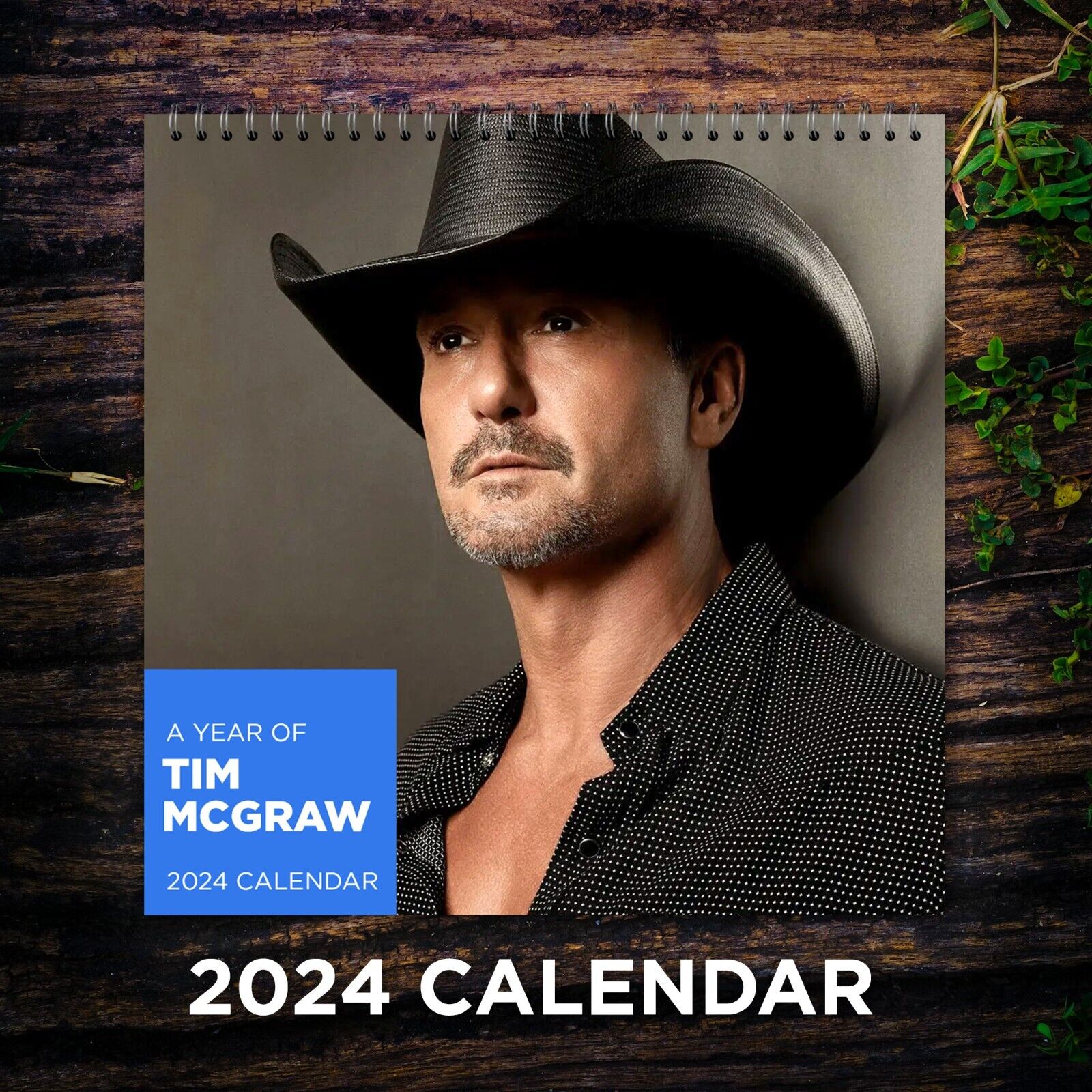 Tim McGraw Calendar 2024, Tim McGraw 2024 Celebrity Wall Calendar for