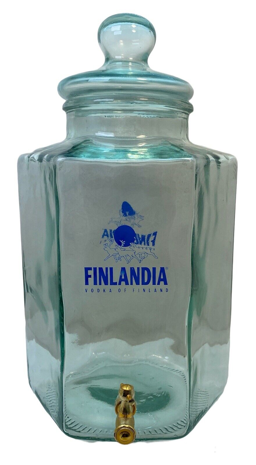 Finlandia Vodka Drink Dispenser Distillery Advertising Vintage Bar Decor