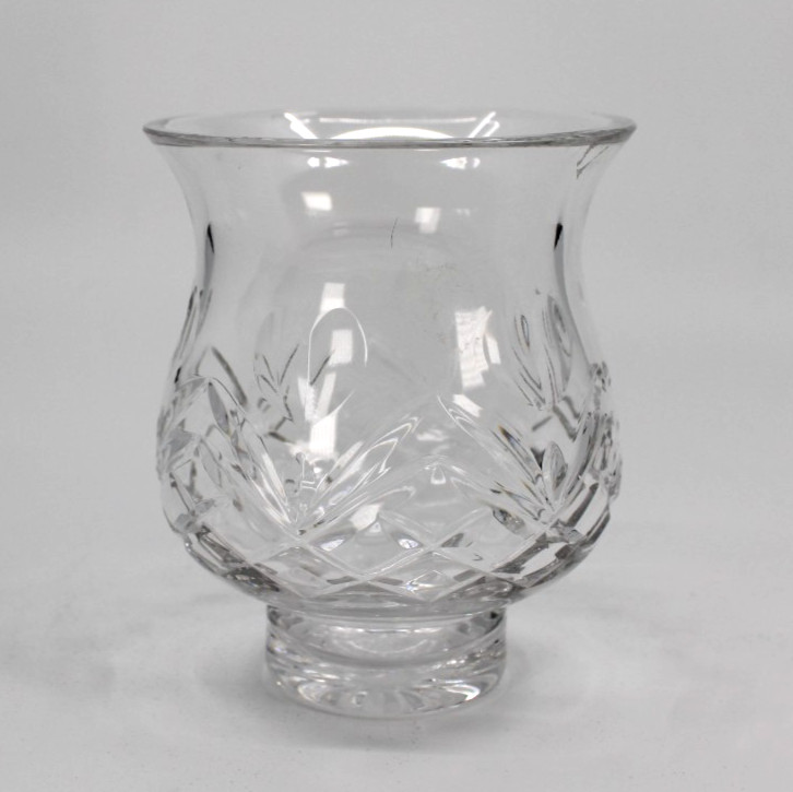 Waterford Crystal WITH LOVE Hearts 5.25" Hurricane Candle Holder