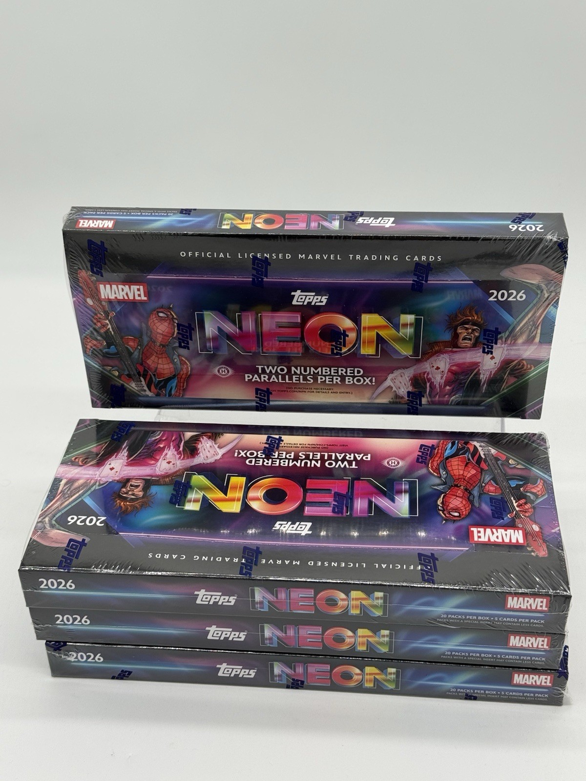 2026 Topps Neon Marvel Hobby Box Disney Brand New Sealed - IN HAND  QTY