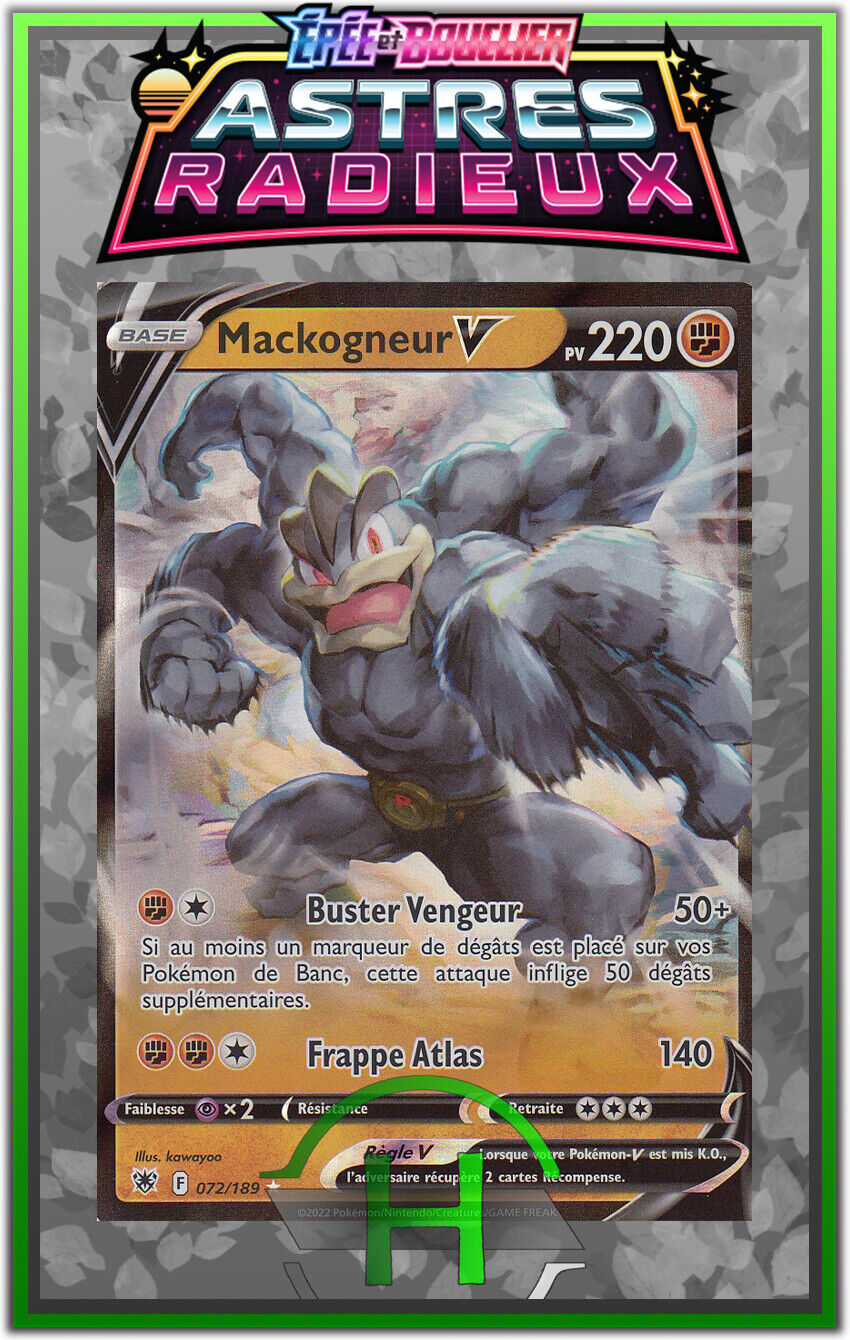 Mackogneur V - EB10:Radiant Stars - 072/189 - New French Pokemon Card