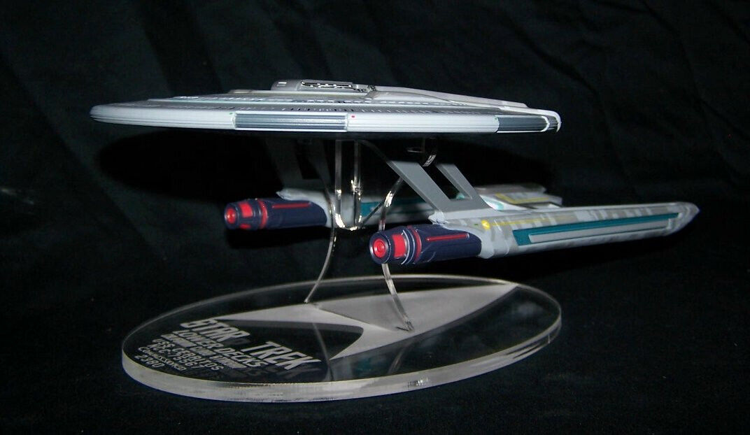 acrylic display stand for the Eaglemoss XL Star Trek Lower Decks USS Cerritos