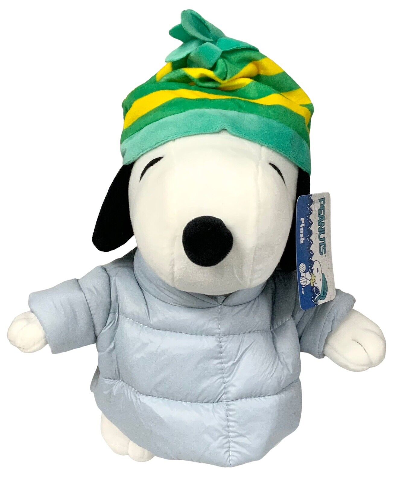 Snoopy Blue Puffer Jacket Holiday Plush Peanuts CVS Stuffed Toy Christmas 2023