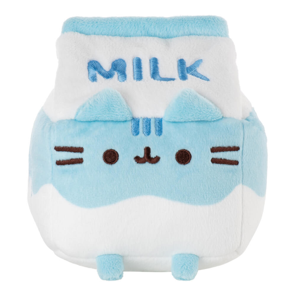 Pusheen Sips - Milk Carton Plush, Soft Toy, Polyester, Blue, 12cm Height