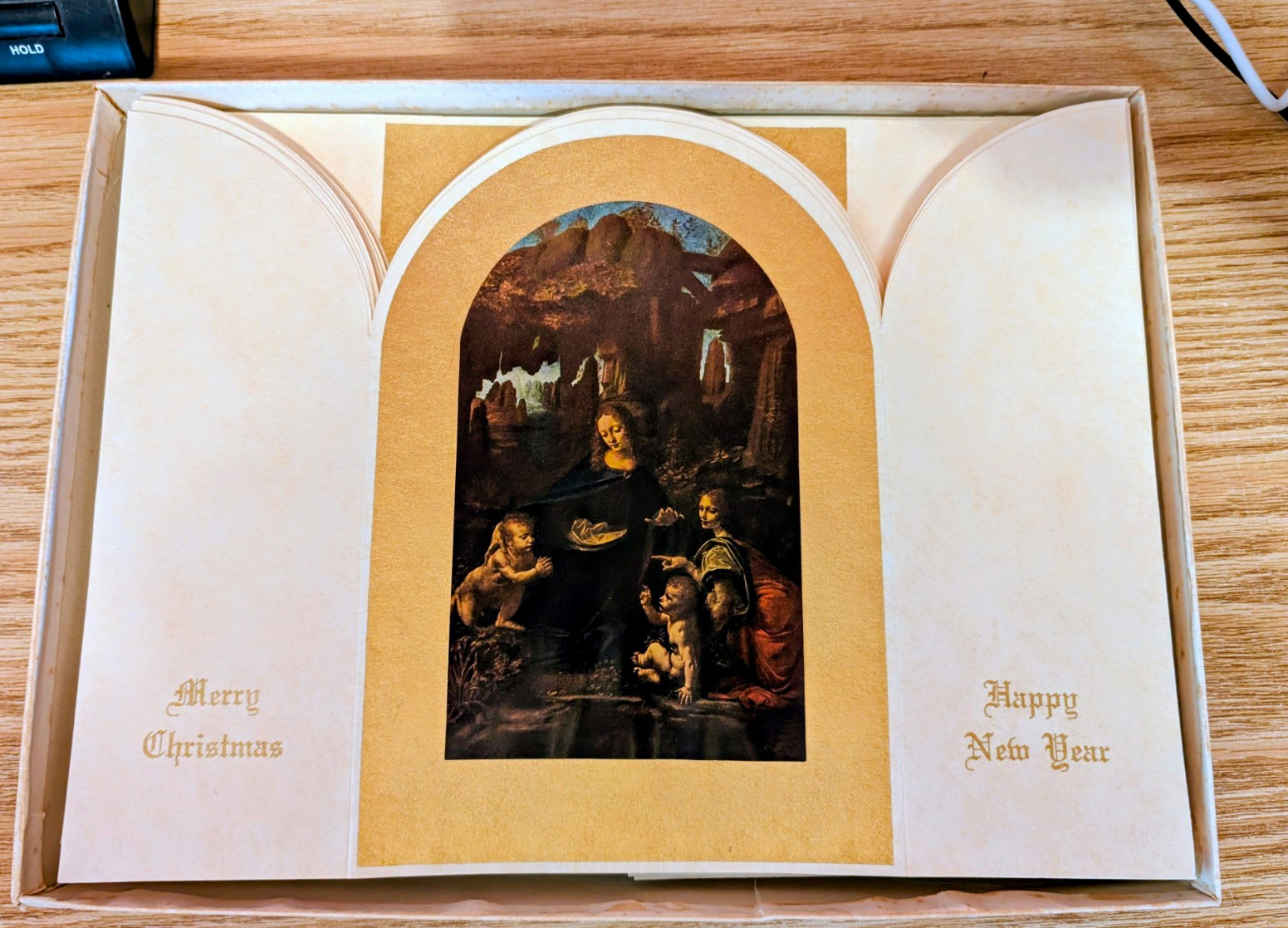 Vintage 1960s Hallmark Crown Christmas cards Boxed DaVinci Skira set of 25