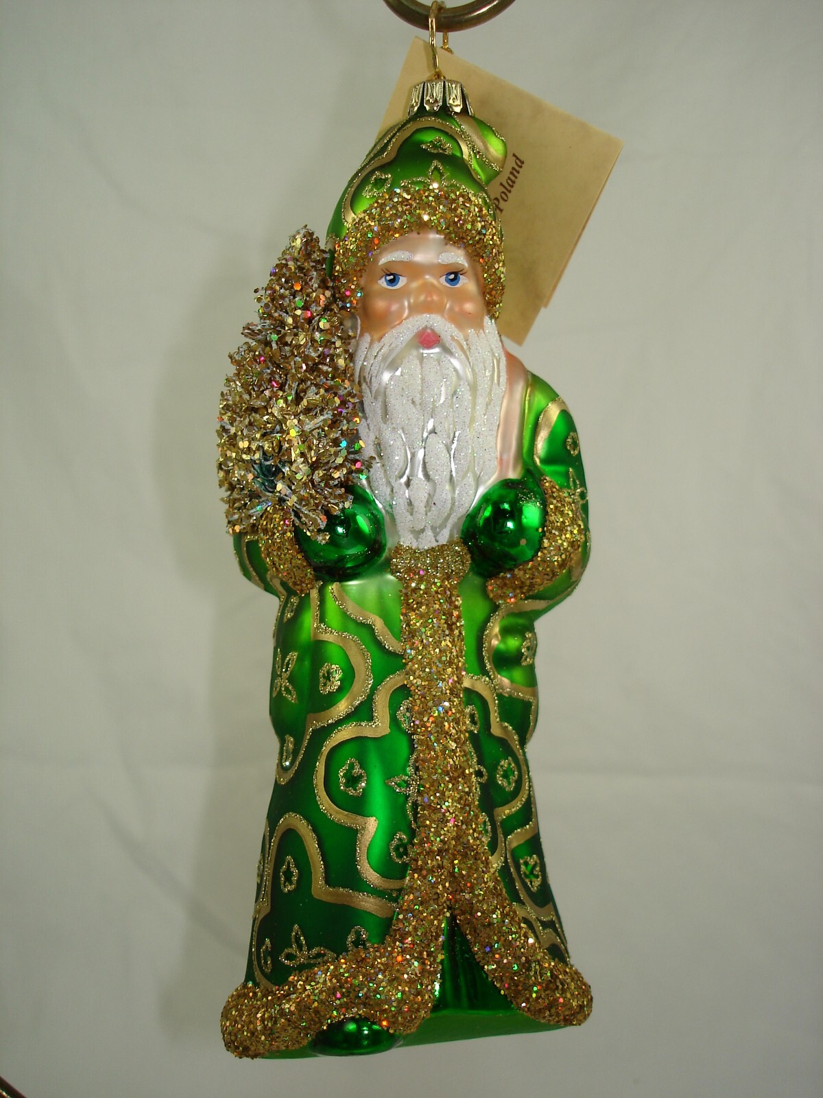 Ino Schaller Christmas Ornament Vintage Glass Limited Edition With Tag 