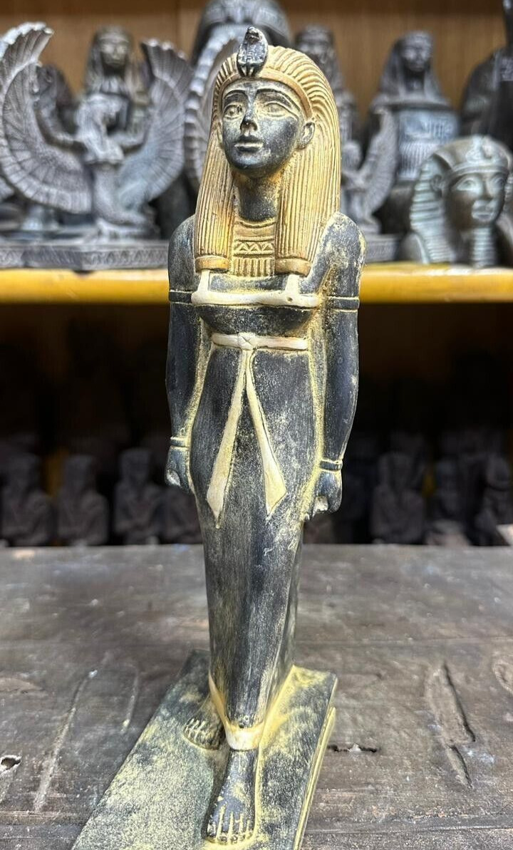 UNIQUE ANCIENT EGYPTIAN ANTIQUITIES Pharaonic Statue Of Goddess Isis ...