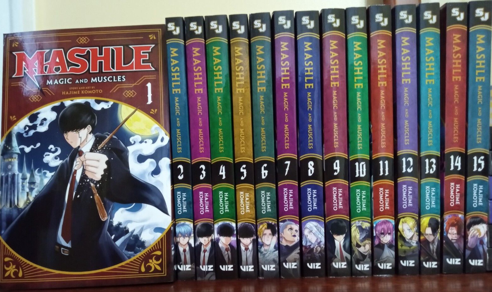 MASHLE Magic and Muscles Complete Manga Set Vol. 1-15 Hajime Komoto ...