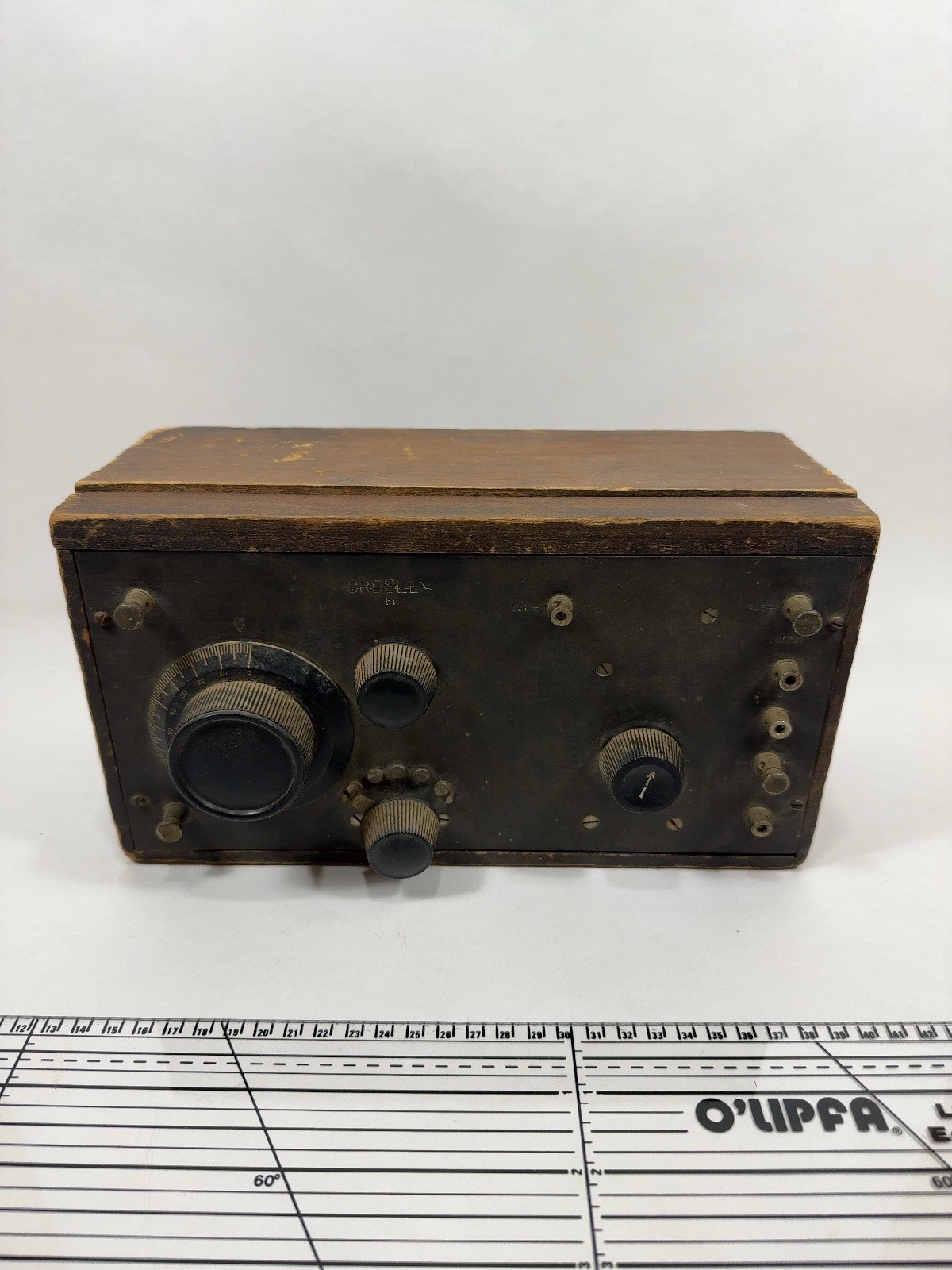 Vintage Crosley Model 51 Regenerative 2-Tube Battery Radio Receiver 1924