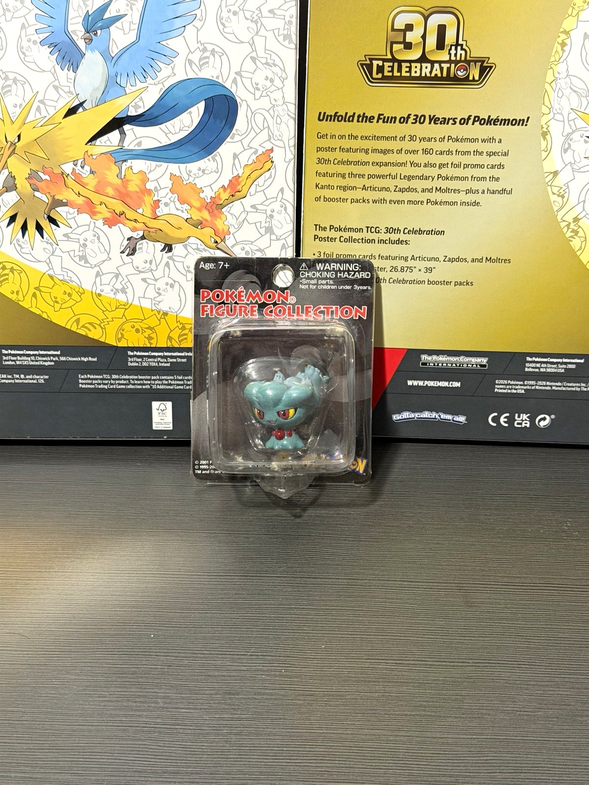 Ultra Rare 2001 Pokemon Center New York Tomy Figure Collection Misdreavus