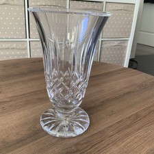 Vintage Waterford Crystal Lismore Flared Footed Vase 10in  picture