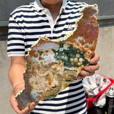 2.75LB Rare Natural The 8th Vein Ocean Jasper Slab Quartz Crystal Reiki Healing picture