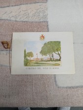 Vintage 1957 Circolo del Golf Roma Acquasanta Restaurant Menu picture