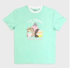 Pusheen Ice Cream Fan Club Ringer Tee Shirt Size 3X T Shirt NEW with Tags picture