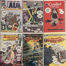 Cerebus 8 NM+/NM Homage Covers Comics Lot Alf, Batvark, X-Men, Spider-Whore Hell picture