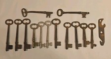 Lot of 13 Antique Vintage Skeleton Keys Mixed Shapes - Skeleton Key Type L@@K  picture