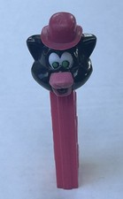 Vintage PEZ Dispenser Cat with Derby (Puzzy Cat) NO FEET Austria picture