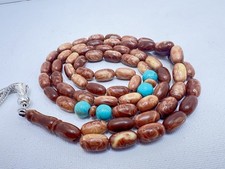 Rare Old Czech Meski Bakelite Bazouni Rosary– مسباح مسكي بزوني تشيكي قديم شعبان picture