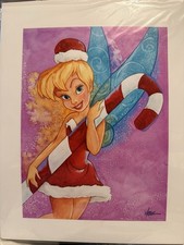 Disney TINKERBELL Christmas Santa Print  picture