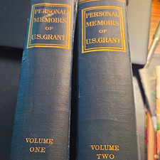 U.S. Grant Personal Memoirs Vol 1 & 2 Hardcover 2-Volume Set Civil War picture