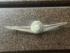 Vtg 1960's North Central Airlines Pilot Wing Pin Badge Herman The Duck Rare  picture
