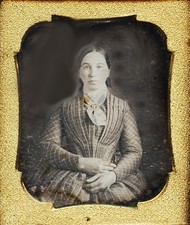 Beautiful 6th Plate Dag of an Arreactive Woman 1850s #259 picture