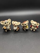 Anamorphic Mice Figurines Porcelain Japan Doctor Patient Mother Baby picture