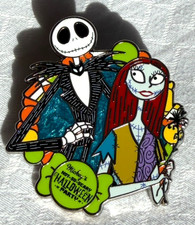 Jack and Sally 2026 Disney Parks Not So Scary Halloween Party Mystery Box Pin picture