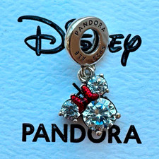 Pandora Disney Minnie Mouse Silhouette Dangle Charm 793533C01 Sterling Silver picture