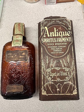 Vintage 1917 Prohibition Medicinal Whiskey Bottle Louisville, Kentucky picture