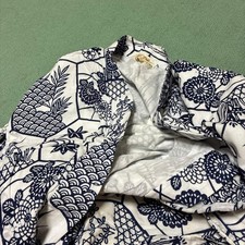 Original Yukata, Single Item, Made in Japan, 100% Cotton, Chrysanthemum Pattern picture