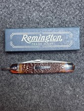 Vintage Remington USA R4243 1994 Camp Bullet Knife Large Folding Pocketknife picture