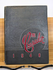 1948 Woodrow Wilson High School Yearbook Crusader Dallas Texas Signed Vintage picture
