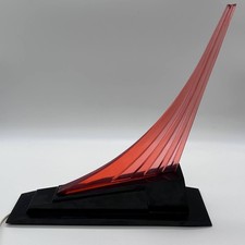 Vintage Soviet Kosmos USSR Space Age Red Night Light Table Lamp Working 220V picture