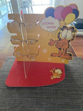 Vtg Garfield w 3 Glasses Standee Advertising Store Display Header picture
