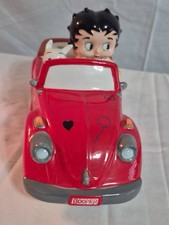 Very Rare 2000 Betty Boop Red Volkswagen Beetle VW Bank Tropical Diffusion VTG picture