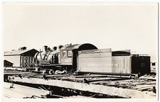 real photo Intermountain Railway Company Engine 11 antique postcard RPPC picture