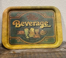 Warm and Wonderful Beverage Company Tin Serving Tray Vintage 1979 Decorative NEW picture