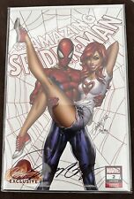 AMAZING SPIDERMAN 2 J SCOTT CAMPBELL A VARIANT NM vol 5 2018 SIGNED WITH COA picture